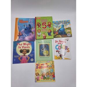 Childrens Book Bundle Finding Nemo Daniel Tigers 5 Minute Stories Dr Seuss Color
